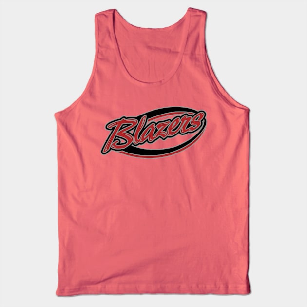 Blazers Sports Logo Tank Top by DavesTees